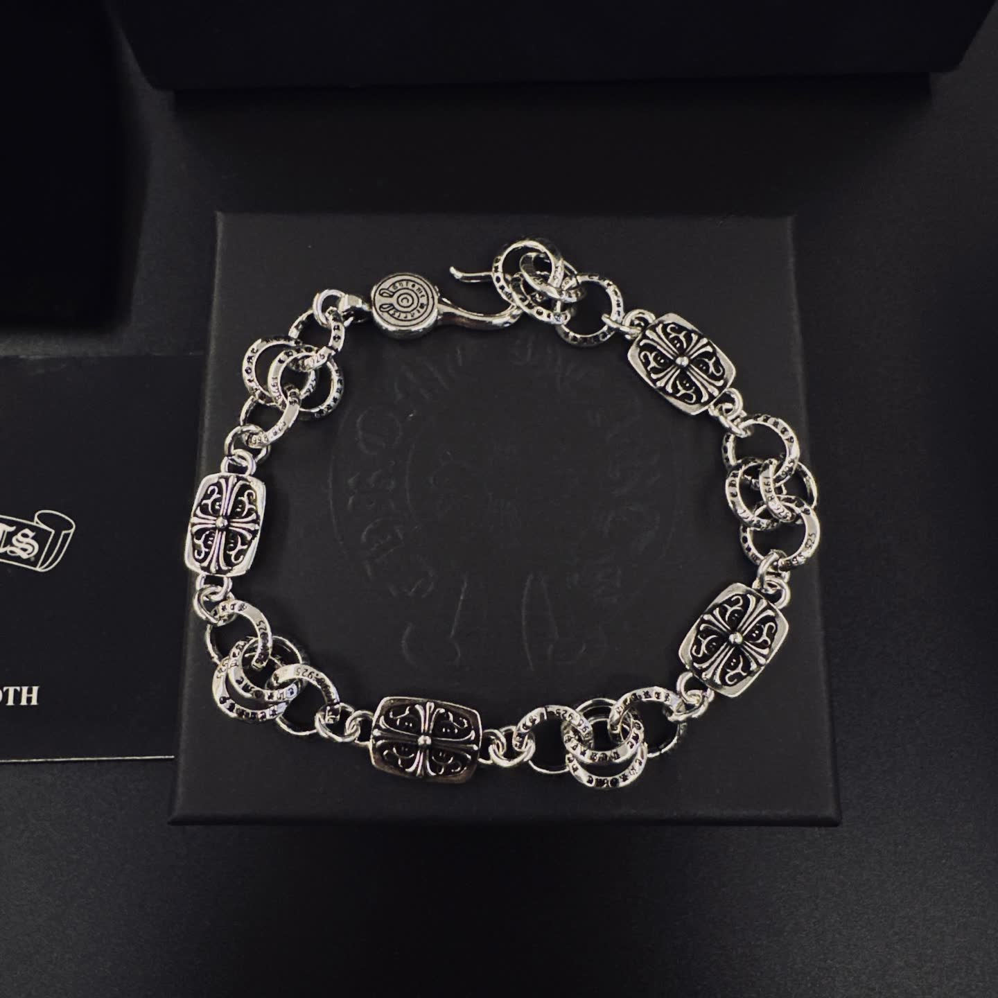 Chrome Hearts Sterling Silver Filigree Bracelet